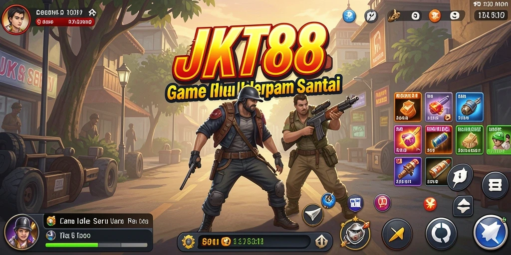 Screenshot utama JKT88 menampilkan gameplay Idle yang menarik.