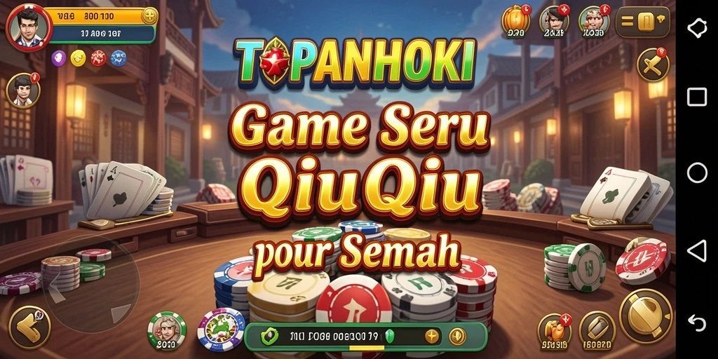 Tampilan gameplay menarik dalam TOPANHOKI yang menggambarkan keseruan QiuQiu.