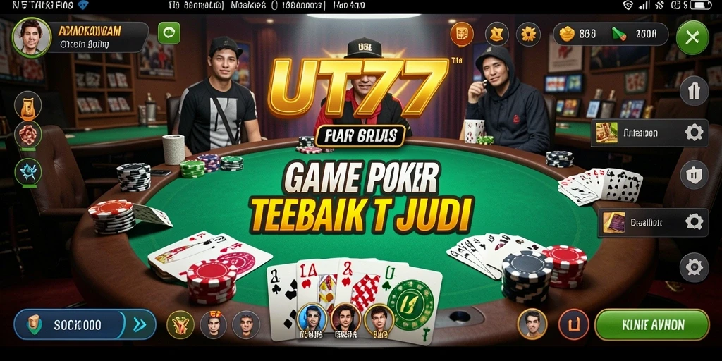 Pengalaman seru bermain Poker di UT77 dengan grafis menawan.